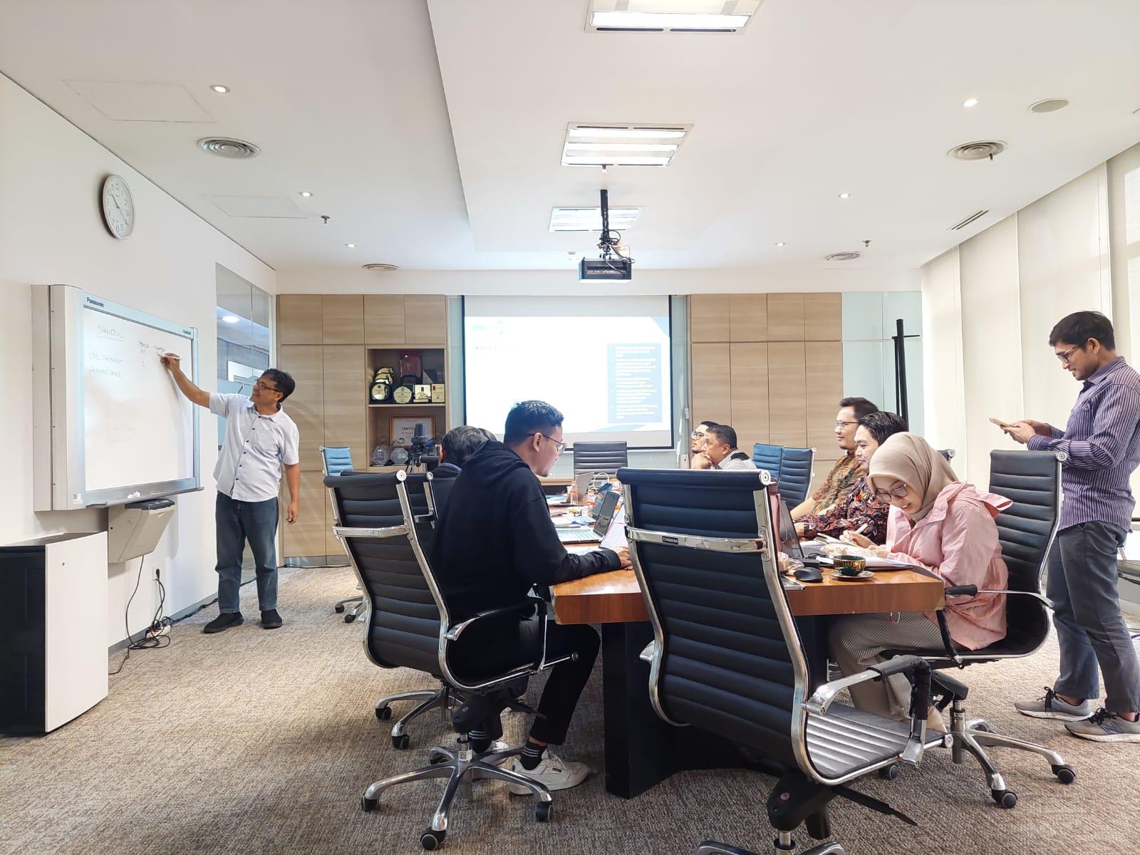 Diagram ekosistem psikologi, workshop, atau kolaborasi lintas unit Logos